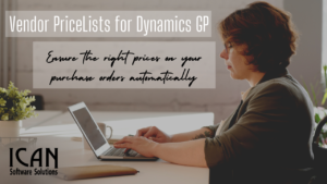 Vendor PriceLists Management Dynamics GP